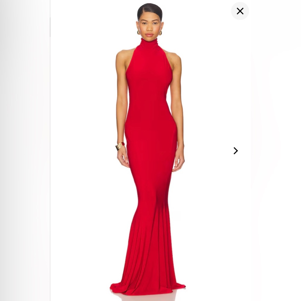 Norma Kamali Fishtail Gown